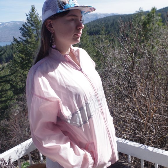 Vintage Pink Lady Foot Locker Jacket Ladies Large - Picture 6 of 11